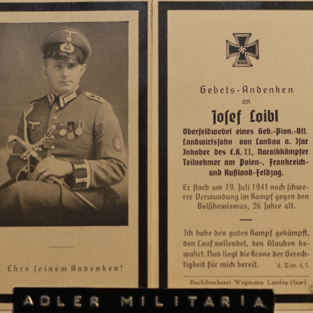 Josef Loibl - NCO GJ! Narvik! RARE! GJ VISOR!!