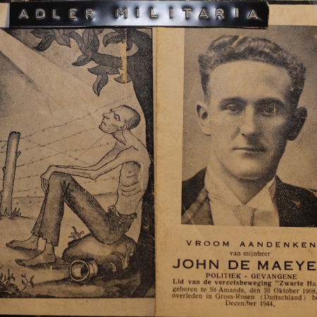 John De Maeyer - RESISTANCE MEMBER! Died - KZ GROSS ROSSEN