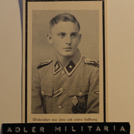 Willi Kletzmayer - SS NCO - Regiment Deutschland! EK2, IAB, WB and more!