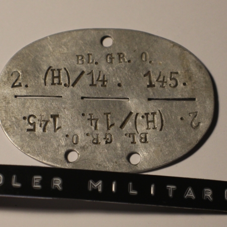 Rommels' Recon! DAK Dog Tag! RARE! SOLD
