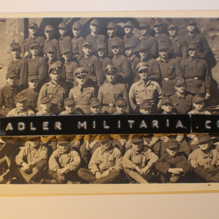 Hitler Youth and Waffen SS ‘’Totenkopf’’ - Amazing Portrait Sharp Group Picture!