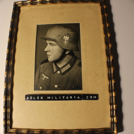 Nice Heer Helmet Framed Portrait!