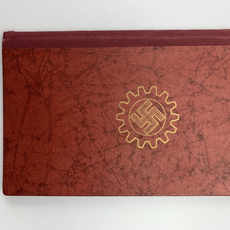 WW2 German D.A.F Membership Book  - Berliner Lady - Many Stamps