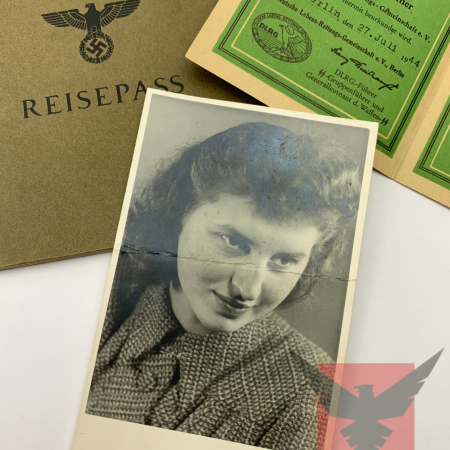 WW2 German - Passport & Documents Berliner Student - Berlin 1945 (Sold)