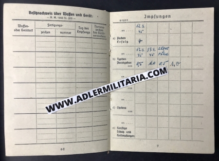 Soldbuch - Pioneer Brandt - 1945 - Oder Front - Rare Late War Soldbuch Version - Image 7