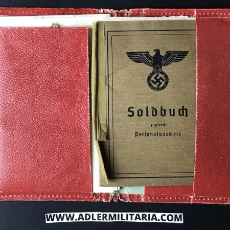 Heer Soldbuch - Schützen Neuböck - Artillerie Regiment 171 (71 ID)  - Missing in City Stalingrad (on Hold)