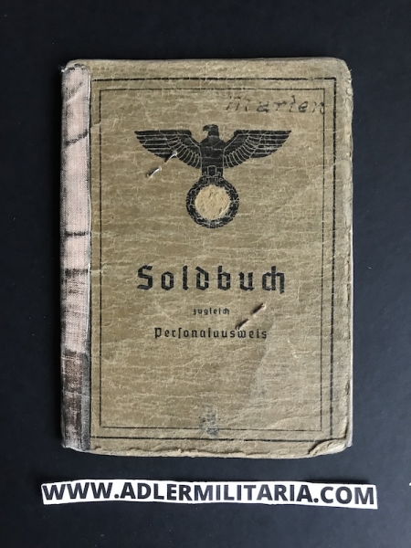 Heer Soldbuch - Ass.Arzt Marten - Grenadier Regiment 947 (359 Inf Div) - Wounded in action 1944 - (hold) - Image 2