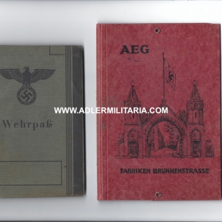 Wehrpass - Max Kühne - Berlin AEG Factory Master (Sold)