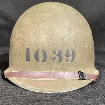 WW2 US Navy M1 Helmet - LST 1039 "Battle of Okinawa"