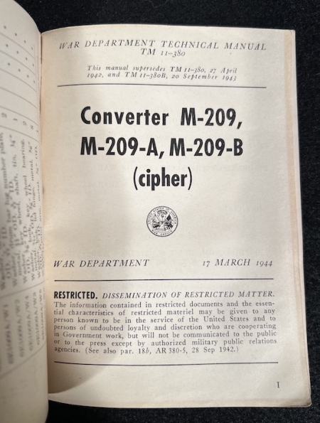 WW2 US M-209-B Hagelin Cipher Machine - Mega Rare! (Offer Accepted) - Image 20