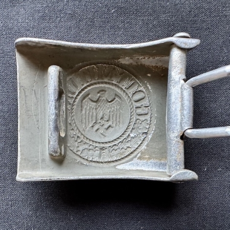 WWII German Belt Buckle - Wehrmacht Aluminium Buckle -  POW or by Red Army