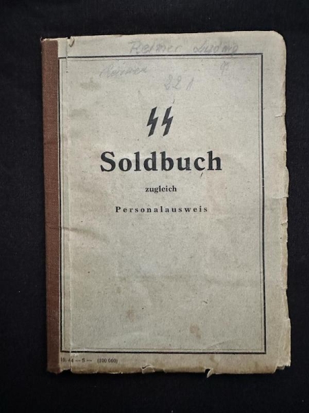 WWII SS Soldbuch - Ludwigshafen SS Police - Meister der Schutzpolizei Ludwig Reimer - Police - Schupo - (Sold) - Image 4