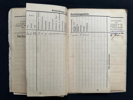 WWII SS Soldbuch - Ludwigshafen SS Police - Meister der Schutzpolizei Ludwig Reimer - Police - Schupo - (Sold) - Image 7