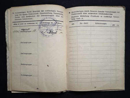 WWII SS Soldbuch - Ludwigshafen SS Police - Meister der Schutzpolizei Ludwig Reimer - Police - Schupo - (Sold) - Image 9