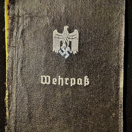 WWII German Soldiers Wallet - Pocket Litter - Wehrpass Pouch (sold)