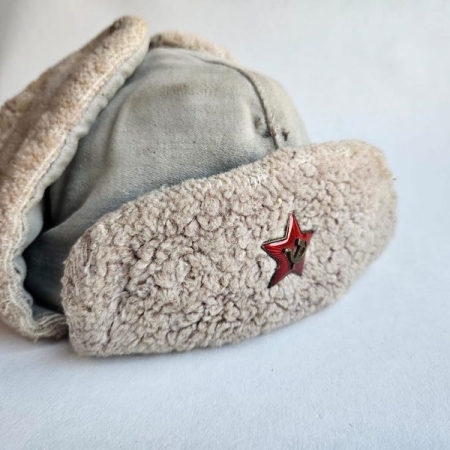 WWII Soviet Red Army - Headgear -Urshanka - Original Wartime Stamped 1942 (sold)