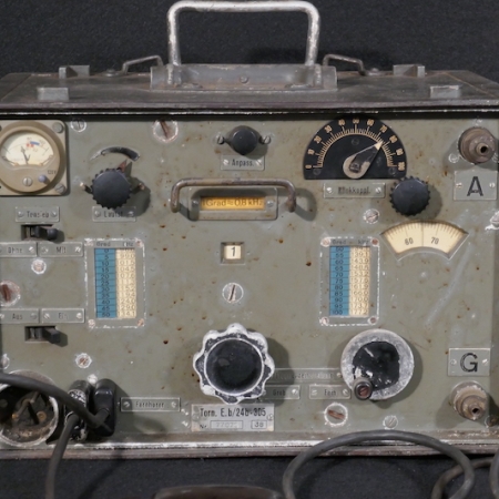 WWII German Wehrmacht Radio - Torn.E.b /24b-305 - With Morse Code Handset - Original Untouched - Rare