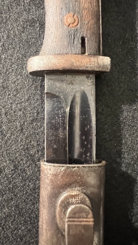 WWII German Export K98 Bayonet - Spain - Original Untouched - Image 8