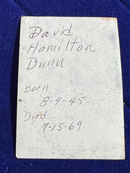 Vietnam US Army - Purple Heart Grouping - SP5 E5 David H Dunn - 15/07/1969 Died Quảng Nam - Image 18