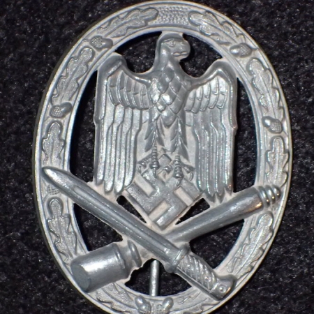 WWII German Wehrmacht  / Waffen SS - General Assault Badge - Allgemeines Sturmabzeichen - Assmann Mould 4 - MINT - Original SOLD