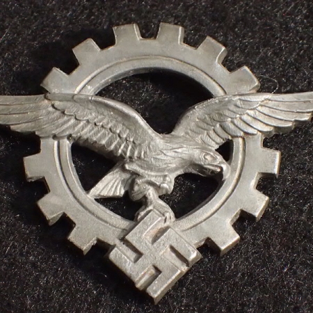 WWII German Luftwaffe GK - Generalluftzeugmeister Visor / Breast Eagle - Schirmmützenadler - Original