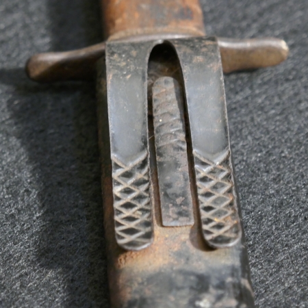 WWII German Luftwaffe Fallschirmjäger Pattern Boot Fighting Knife - Nahkampfmesser - Maker 6 - Close Combat Trench Knife - Original