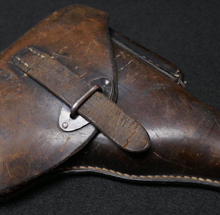 WWII German Wehrmacht / Waffen-SS Pistol Holster P38 Produced 1942 - Christoph Neuner - Klagenfurt Austria - WaA938 - Rare Maker