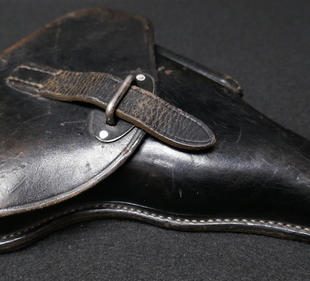 WWII German Wehrmacht / Waffen-SS Pistol Holster P38 Produced 1940 - JKB - Carl Busse Mainz- WaA 613 FN Belgium - Original