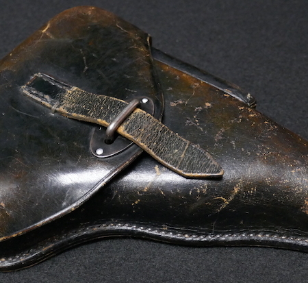WWII German Wehrmacht / Waffen-SS Pistol Holster P38 Produced 1941 - CWW - Karl Weiss Leder Fabrik Braunschweig - WaA 750 - Original
