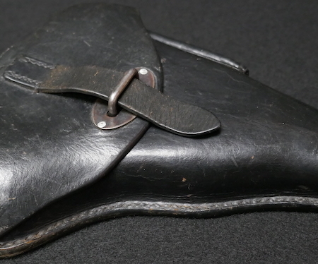 WWII German Wehrmacht / Waffen-SS Pistol Holster P38 Produced Early 1940 - Genschow & Co Berlin - WaA 286 - FPNR Panzer Jäger Abt 16 - Original