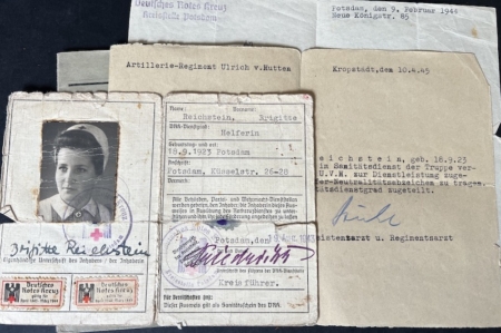 WWII German Red Cross DRK Nurse - Helferin Brigitte Reichstein - Battle of Berlin 1945 - Division Ulrich von Hutten - Image 2