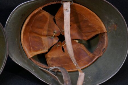WWI / WWII M17 Wehrmacht German Austro-Hungarian Transitional Helmet - Image 7
