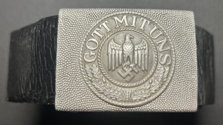 WWII German Army Wehrmacht Belt and Buckle Parade Version Original for Waffenrock