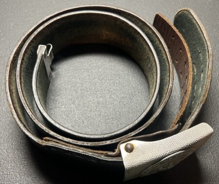 WWII German Army Wehrmacht Belt and Buckle Parade Version Original for Waffenrock - Image 5