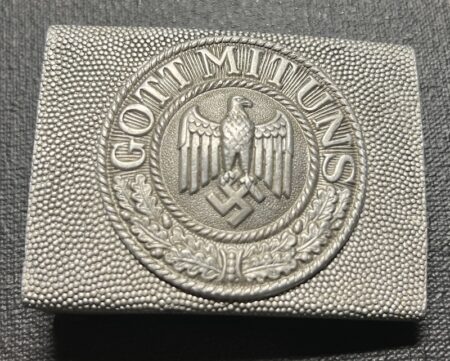WWII German Army Wehrmacht Belt and Buckle Parade Version Original for Waffenrock - Image 7