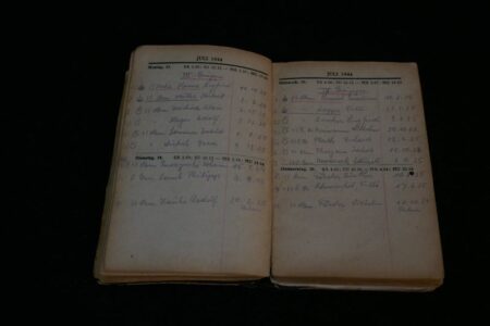 WWII German Waffen SS Pocket Diary SS Soldatenfreund 1944 -SS Unterscharführer Spitzhüttl - SS Panzergrenadier Regiment 20 - 9th SS Panzer Division "Hohenstaufen" - (RESERVED) - Image 14