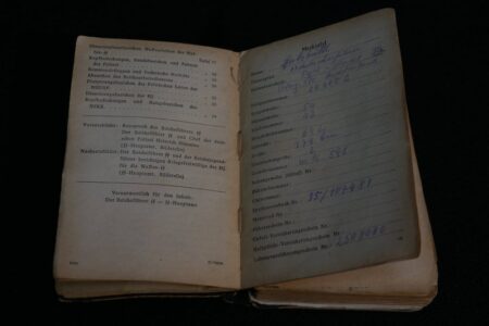 WWII German Waffen SS Pocket Diary SS Soldatenfreund 1944 -SS Unterscharführer Spitzhüttl - SS Panzergrenadier Regiment 20 - 9th SS Panzer Division "Hohenstaufen" - (RESERVED) - Image 18