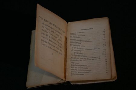 WWII German Waffen SS Pocket Diary SS Soldatenfreund 1944 -SS Unterscharführer Spitzhüttl - SS Panzergrenadier Regiment 20 - 9th SS Panzer Division "Hohenstaufen" - (RESERVED) - Image 6
