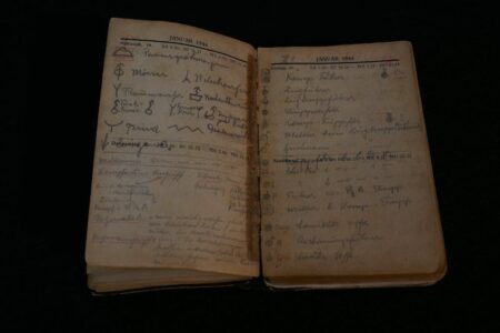 WWII German Waffen SS Pocket Diary SS Soldatenfreund 1944 -SS Unterscharführer Spitzhüttl - SS Panzergrenadier Regiment 20 - 9th SS Panzer Division "Hohenstaufen" - (RESERVED) - Image 15