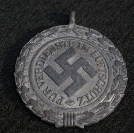 WWII German Luftschutz Medal 1938 - Free Shipping!