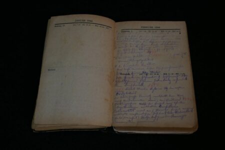 WWII German Waffen SS Pocket Diary SS Soldatenfreund 1944 -SS Unterscharführer Spitzhüttl - SS Panzergrenadier Regiment 20 - 9th SS Panzer Division "Hohenstaufen" - (RESERVED) - Image 23