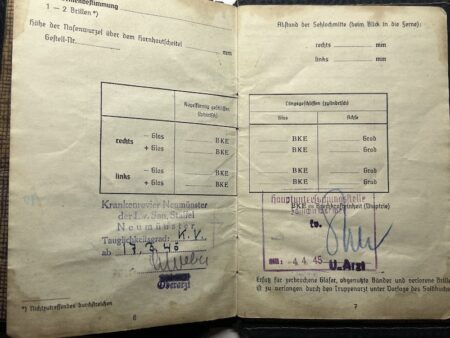 WWII German Soldbuch - FJ Egon Steinhagen - Regiment Kratzert - Battle of Berlin 1945 - Rare - Image 10
