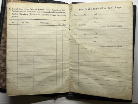 WWII German Soldbuch - FJ Egon Steinhagen - Regiment Kratzert - Battle of Berlin 1945 - Rare - Image 15