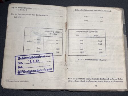WWII Waffen SS Soldbuch Group - SS-Rottenführer Affeldt - SS Panzer Grenadier Regiment 5 "Thule" - Shot in the Face  - Captured 1945 - Extremely Rare - Image 20