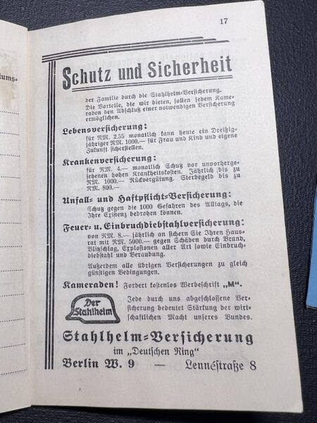 WWII German N.S Stahlhelm Bund Grouping - Dr Hennig -Hamburg - Rare Early ID Set! - Image 19