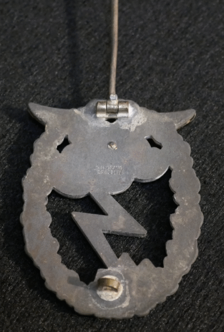 WWII German Luftwaffe Ground Assault Badge - Mm GH Osang Dresden - Free WW Tracked Shipping! - Image 4