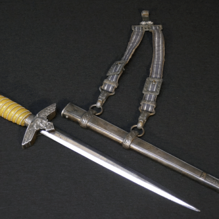 Original WWII German Luftwaffe Officers 2nd Model Dagger made by Ernst Pack & Söhne of Solingen