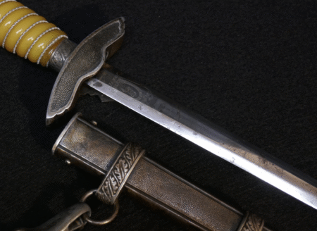 Original WWII German Luftwaffe Officers 2nd Model Dagger made by Ernst Pack & Söhne of Solingen - Image 13