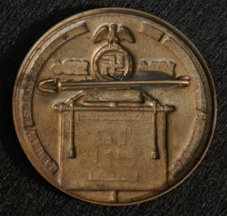 WWII German 10 Year NSDAP Reichsparteitages Weimar 1926-1936 - Deutschland Erwache Standarte - Maker H. WERNSTEIN JENA - Image 5