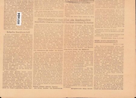 Original WWII German Propaganda Newspaper - "Das Neueste" - Panzerarmee - Anti-Partisian Operations - Rare - Image 3